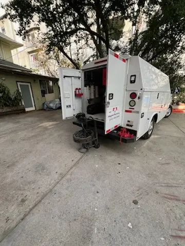 Magnet Plumbing service vehicle on-site for Water Heater Repair in Belle Cone Gardens